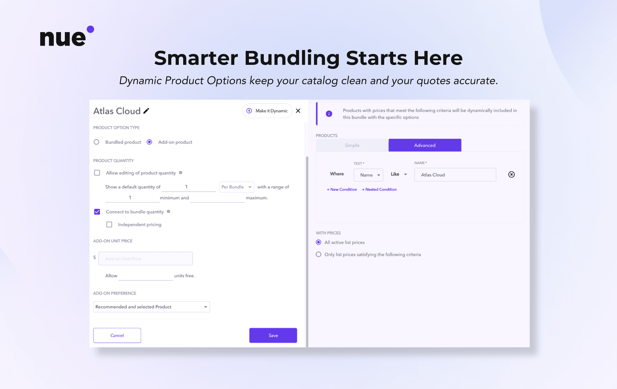 Smarter Bundling with Dynamic Product Options