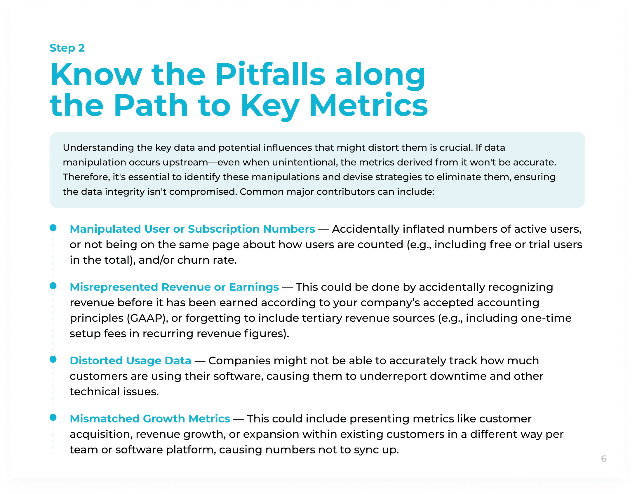Knowing the Pitfalls Along the Path