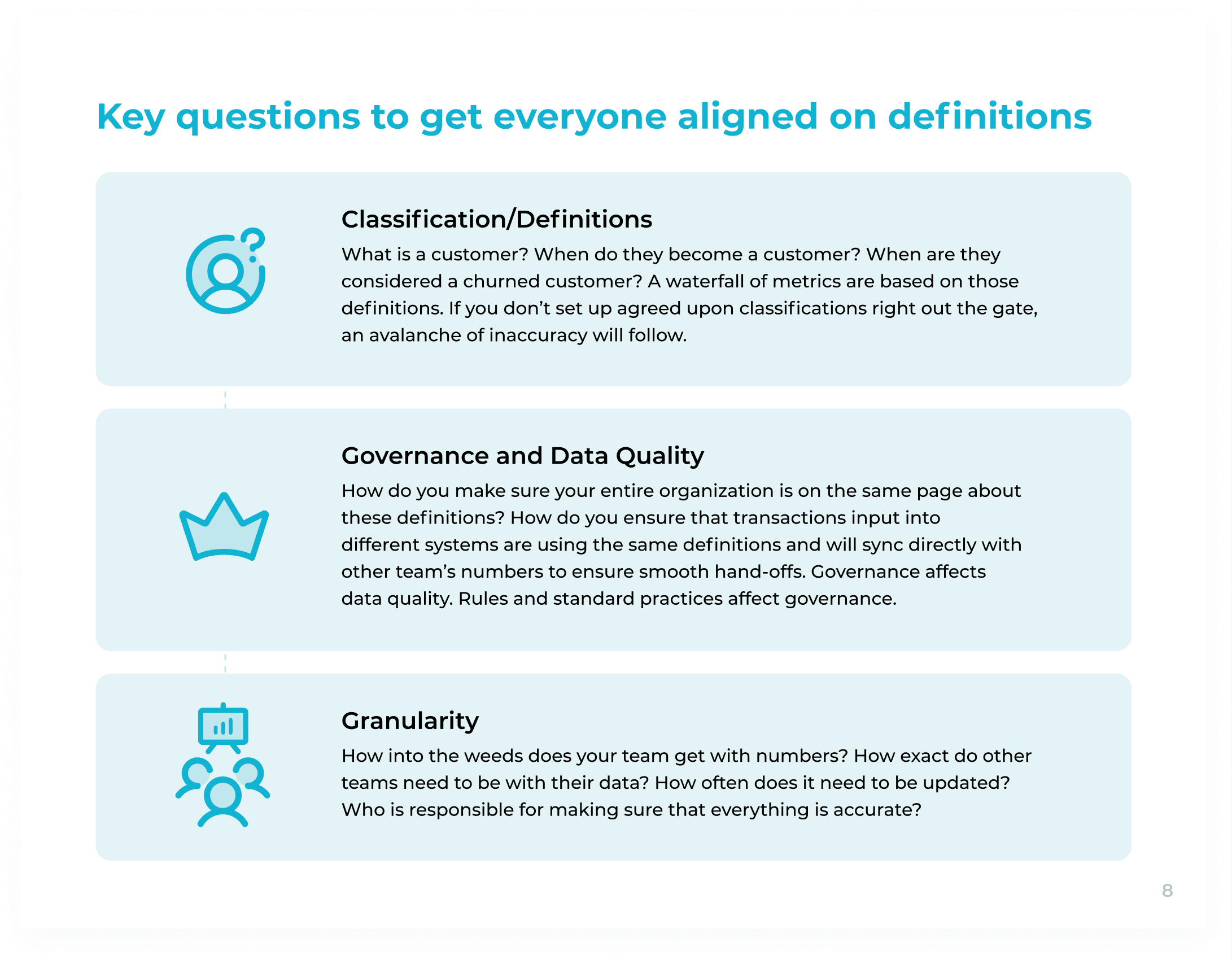 Dealing with the Complexity of Definitions
